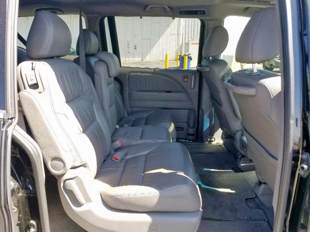 5FNRL3H7XAB101387 - 2010 HONDA ODYSSEY EX أسود صورة 6