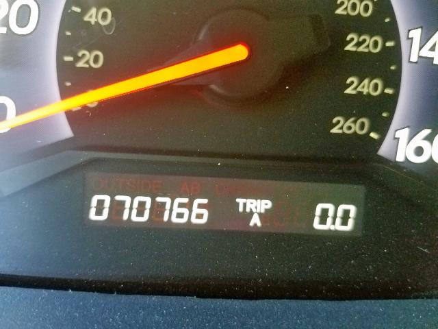 5FNRL3H7XAB101387 - 2010 HONDA ODYSSEY EX أسود صورة 8