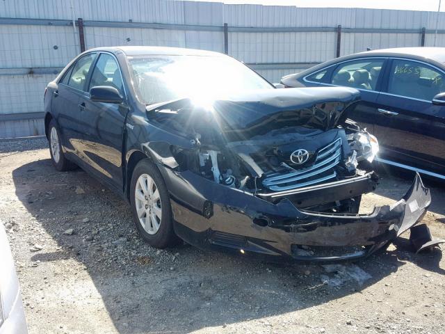 4T1BB46K88U061485 - 2008 TOYOTA CAMRY HYBR BLACK photo 1