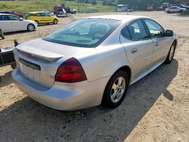 2G2WP522751177551 - 2005 PONTIAC GRAND PRIX SILVER photo 4