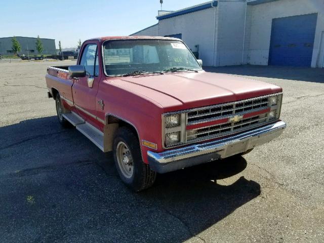 1GCGC24M5GJ185858 - 1986 CHEVROLET C20 RED photo 1