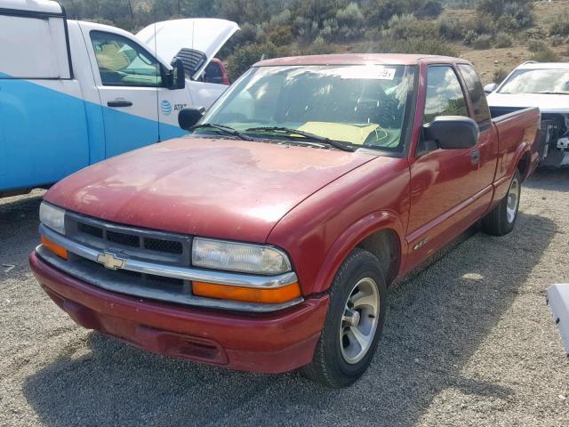 1GCCS1955Y8207816 - 2000 CHEVROLET S TRUCK S1 RED photo 2