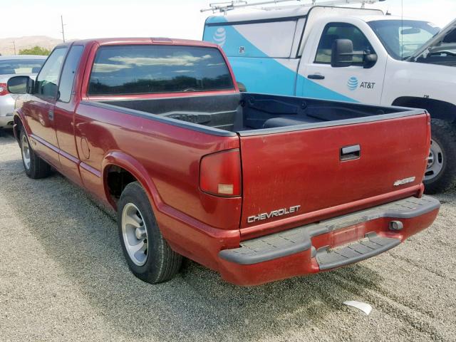 1GCCS1955Y8207816 - 2000 CHEVROLET S TRUCK S1 RED photo 3