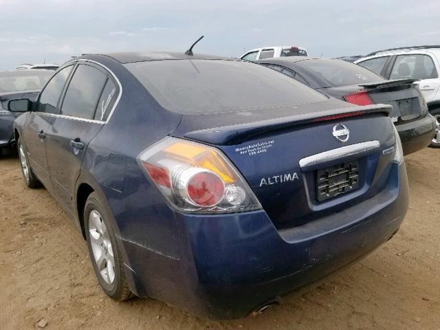 1N4CL21E39C187651 - 2009 NISSAN ALTIMA HYB BLUE photo 3