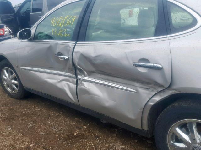 2G4WC582571174709 - 2007 BUICK LACROSSE C SILVER photo 10