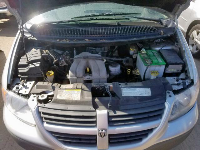 1D4GP25B16B591004 - 2006 DODGE CARAVAN SE SILVER photo 7