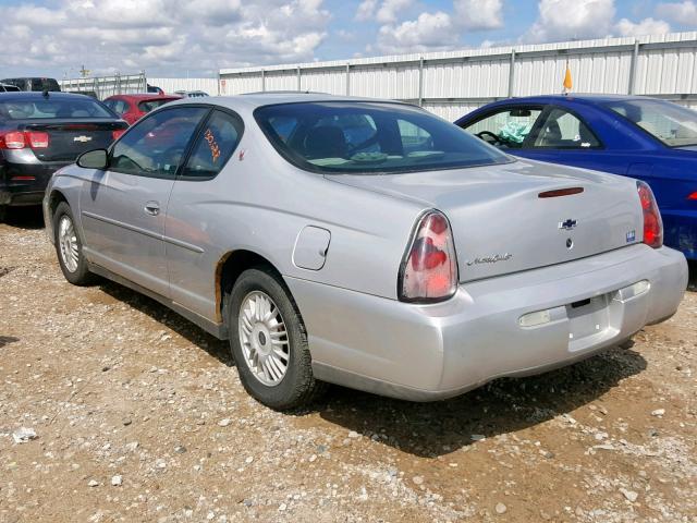 2G1WW12E129141412 - 2002 CHEVROLET MONTE CARL SILVER photo 3