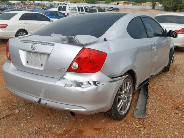 JTKDE167270149879 - 2007 TOYOTA SCION TC ვერცხლისფერი ფოტო 4