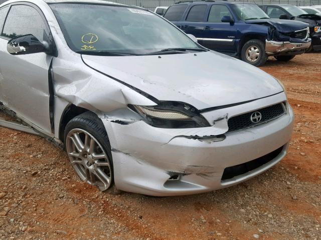 JTKDE167270149879 - 2007 TOYOTA SCION TC ვერცხლისფერი ფოტო 9