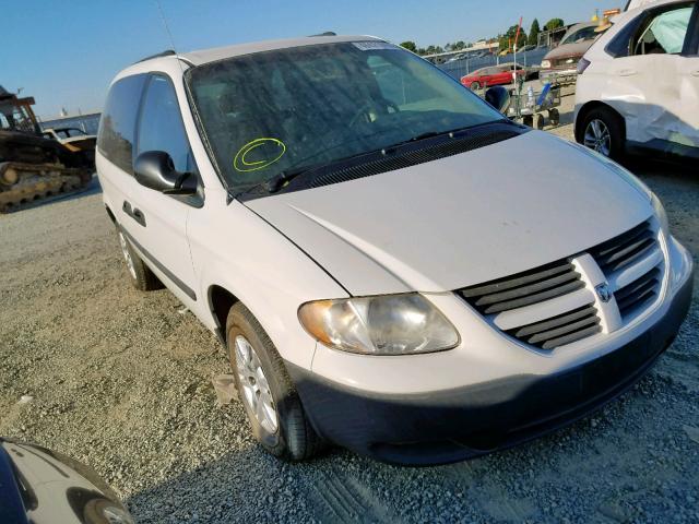 1D4GP25RX5B298360 - 2005 DODGE CARAVAN SE WHITE photo 1