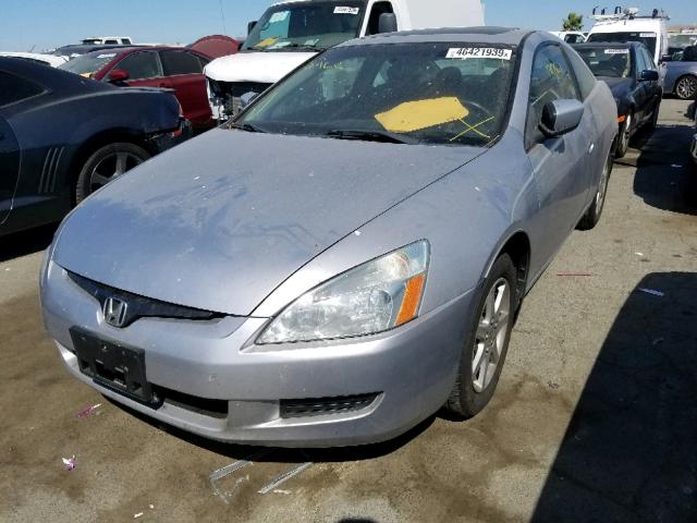 1HGCM82703A010179 - 2003 HONDA ACCORD EX SILVER photo 2