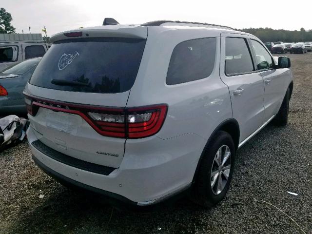 1C4RDHDG2GC373924 - 2016 DODGE DURANGO LI WHITE photo 4