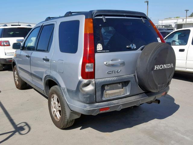 JHLRD78843C024838 - 2003 HONDA CR-V EX SILVER photo 3