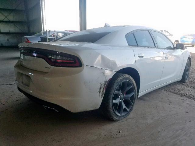 2C3CDXHG7FH889657 - 2015 DODGE CHARGER SX WHITE photo 4