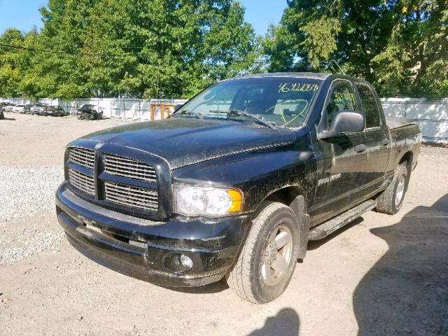 1D7HU18N23J561480 - 2003 DODGE RAM 1500 S BLACK photo 2