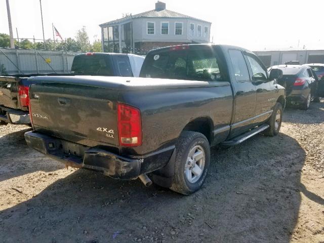 1D7HU18N23J561480 - 2003 DODGE RAM 1500 S BLACK photo 4