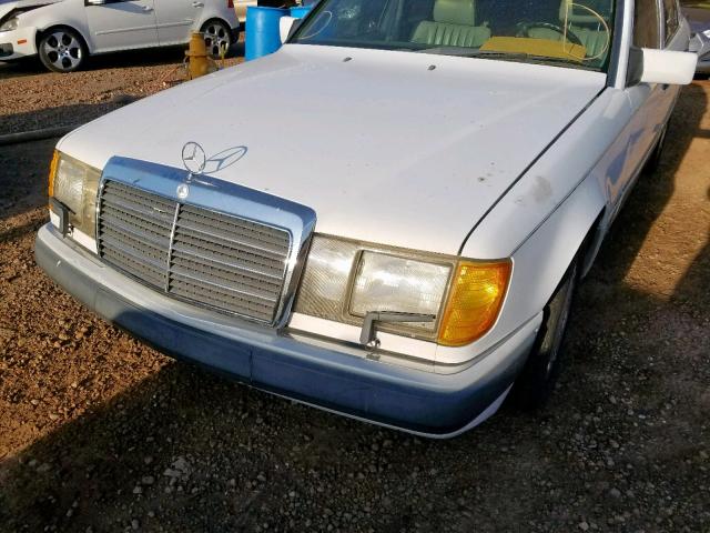 WDBEA26DXLB241872 - 1990 MERCEDES-BENZ 300 E 2.6 WHITE photo 9