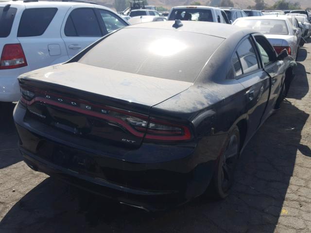 2C3CDXHG6GH159014 - 2016 DODGE CHARGER SX BLACK photo 4