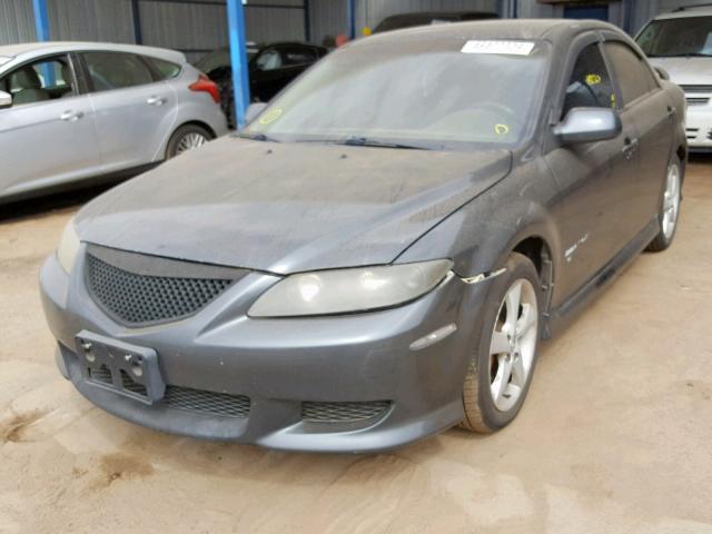 1YVHP80D635M21710 - 2003 MAZDA 6 S GRAY photo 2