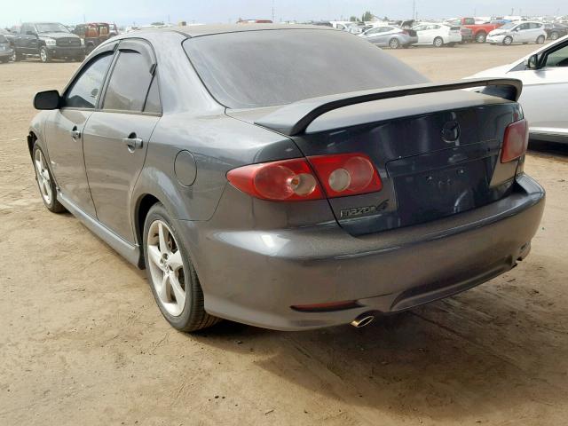 1YVHP80D635M21710 - 2003 MAZDA 6 S GRAY photo 3