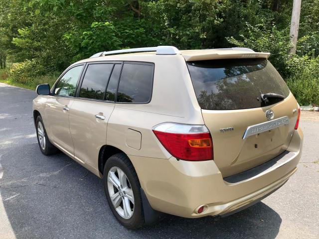 JTEES42A082009063 - 2008 TOYOTA HIGHLANDER GOLD photo 3