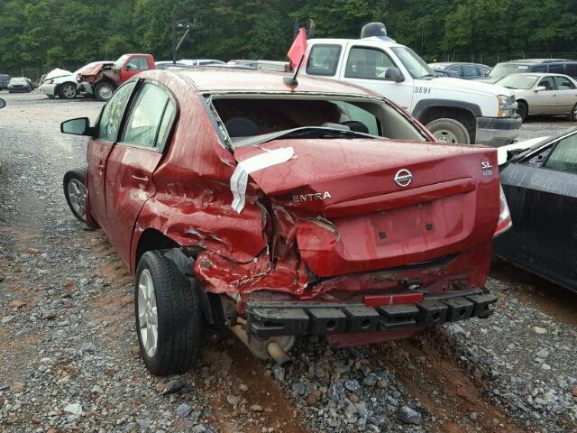 3N1AB61E39L659690 - 2009 NISSAN SENTRA 2.0 RED photo 3