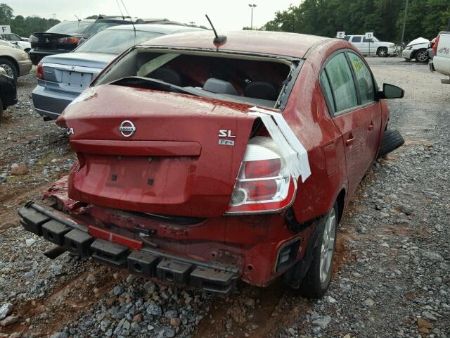 3N1AB61E39L659690 - 2009 NISSAN SENTRA 2.0 RED photo 4