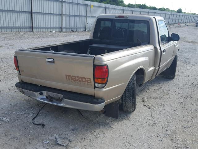 4F4YR12C2XTM32479 - 1999 MAZDA B2500 BEIGE photo 4