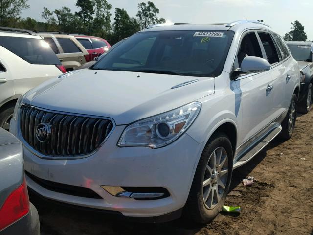 5GAKRBKD5GJ212845 - 2016 BUICK ENCLAVE WHITE photo 2