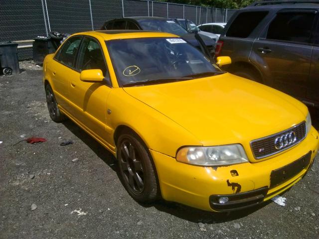 WAURD68DX1A131113 - 2001 AUDI S4 2.7 QUA YELLOW photo 1