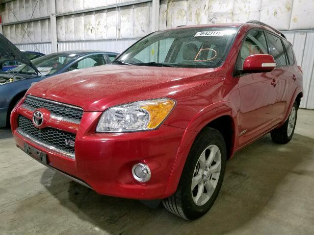 2T3DK4DV2CW065764 - 2012 TOYOTA RAV4 LIMIT RED photo 2