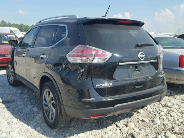 5N1AT2MV6FC863255 - 2015 NISSAN ROGUE S BLACK photo 3