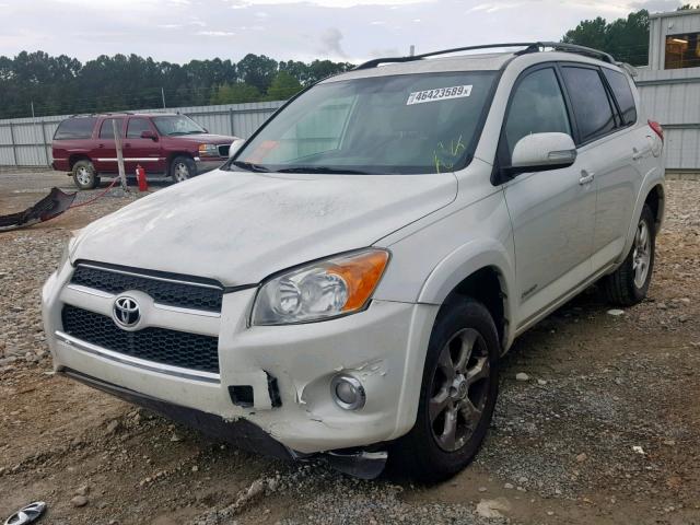 JTMZF31V295014192 - 2009 TOYOTA RAV4 LIMIT WHITE photo 2