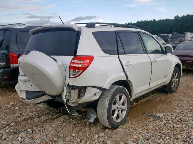 JTMZF31V295014192 - 2009 TOYOTA RAV4 LIMIT WHITE photo 4