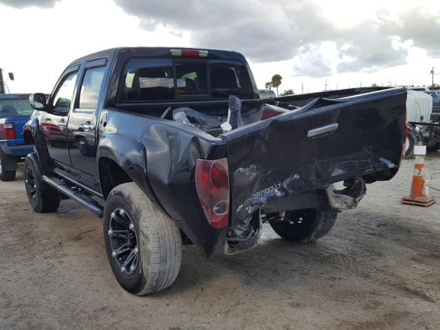 1GCDT43EX88199336 - 2008 CHEVROLET COLORADO L BLACK photo 3