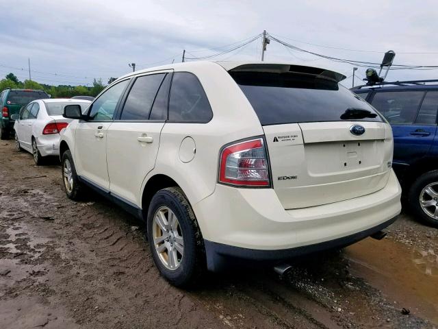 2FMDK48C37BB40341 - 2007 FORD EDGE SEL CREAM photo 3