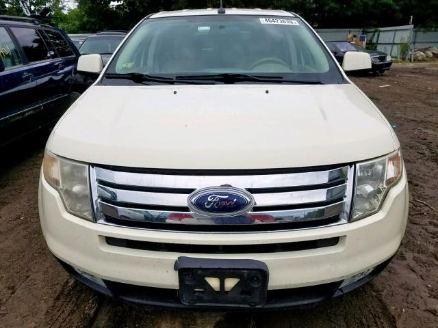 2FMDK48C37BB40341 - 2007 FORD EDGE SEL CREAM photo 9