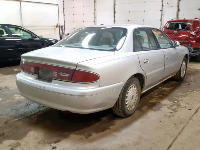 2G4WS52J621150169 - 2002 BUICK CENTURY SILVER photo 4