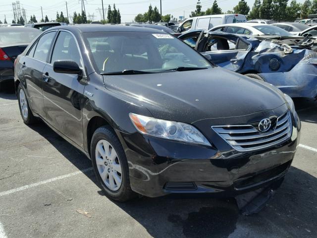 JTNBB46K883047513 - 2008 TOYOTA CAMRY HYBR BLACK photo 1