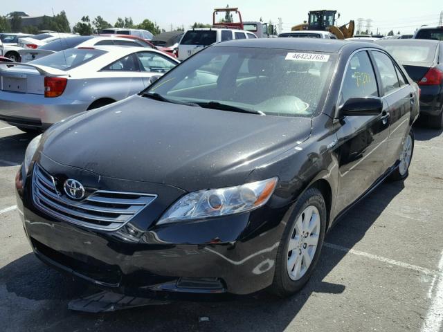 JTNBB46K883047513 - 2008 TOYOTA CAMRY HYBR BLACK photo 2