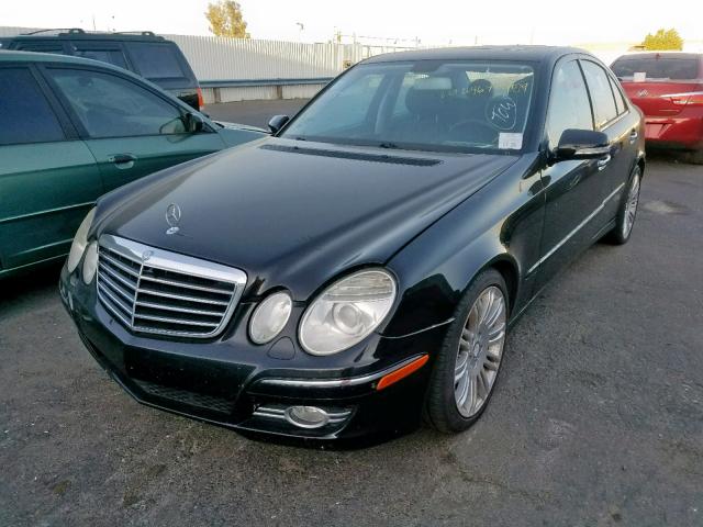 WDBUF56X68B343640 - 2008 MERCEDES-BENZ E 350 BLACK photo 2