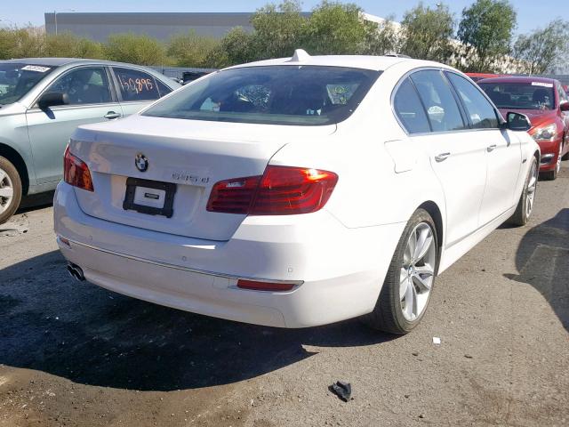 WBAXA5C55ED690440 - 2014 BMW 535 D WHITE photo 4