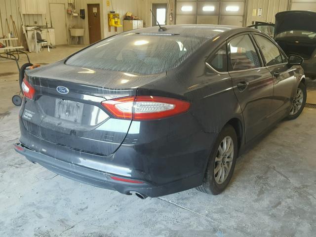 3FA6P0G79FR220793 - 2015 FORD FUSION S BLACK photo 4