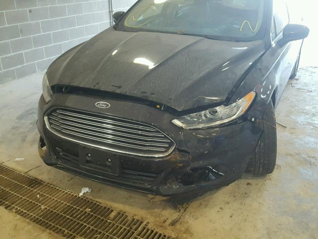 3FA6P0G79FR220793 - 2015 FORD FUSION S BLACK photo 9