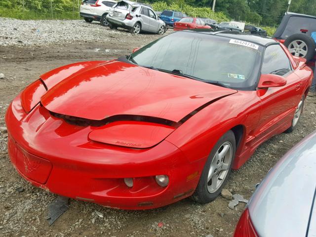 2G2FS22K9Y2118299 - 2000 PONTIAC FIREBIRD RED photo 2