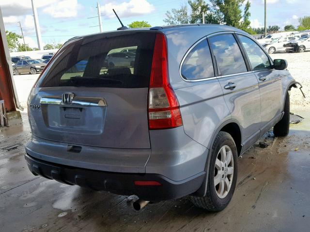 5J6RE38738L004463 - 2008 HONDA CR-V EXL SILVER photo 4