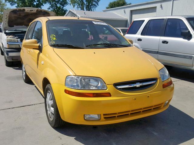 KL1TG62665B495546 - 2005 CHEVROLET AVEO LT YELLOW photo 1