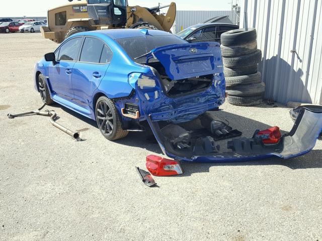 JF1VA1B6XJ9824603 - 2018 SUBARU WRX BLUE photo 3