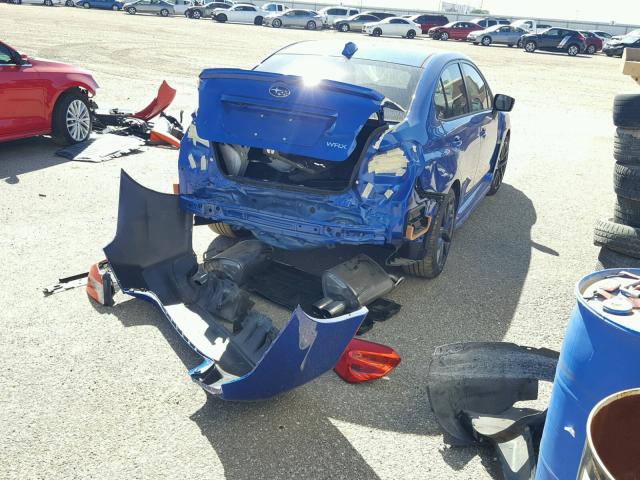 JF1VA1B6XJ9824603 - 2018 SUBARU WRX BLUE photo 4