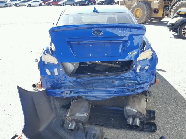 JF1VA1B6XJ9824603 - 2018 SUBARU WRX BLUE photo 9